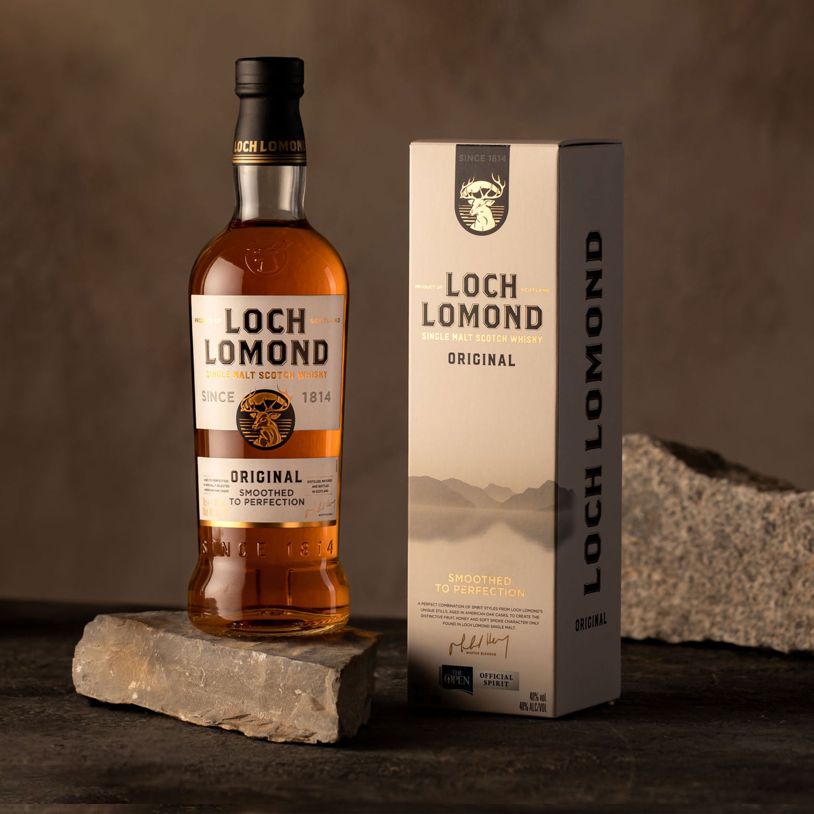 Loch Lomond w/2 Glass Gift Set 12yr Single Malt Scotch 750ml
